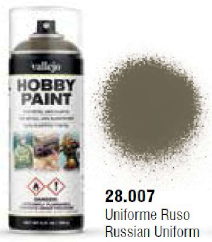 Russian Uniform Infantry Solvent-Based Acrylic Paint 400ml Spray