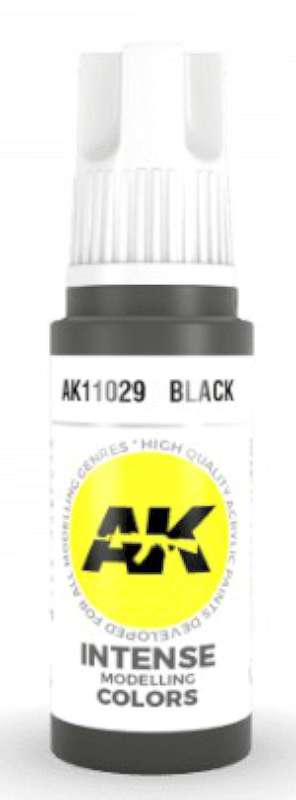 Black Acrylic 3G Paint 17ml Bottle