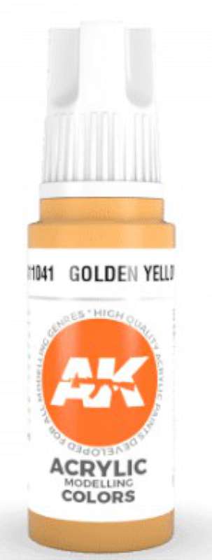 Golden Yellow 3G Acrylic Paint 17ml Bottle