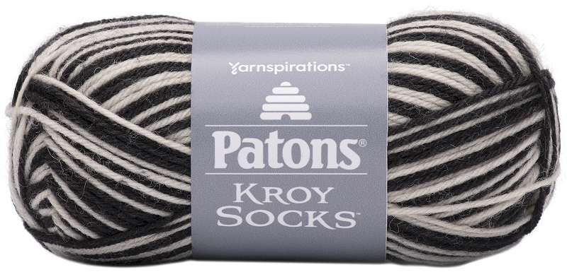 Patons Kroy Socks Yarn Zebra Stripes