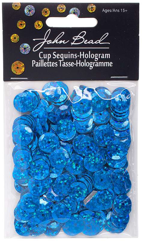 Round Sequins 10mm 450/Pkg Royal Blue