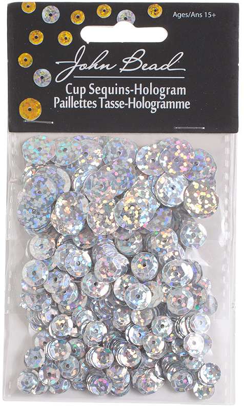 Round Sequins 6mm, 8mm And 10mm 700/Pkg Silver