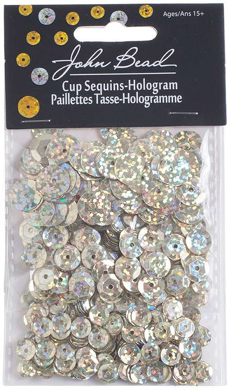 Round Sequins 6mm, 8mm And 10mm 700/Pkg Champagne