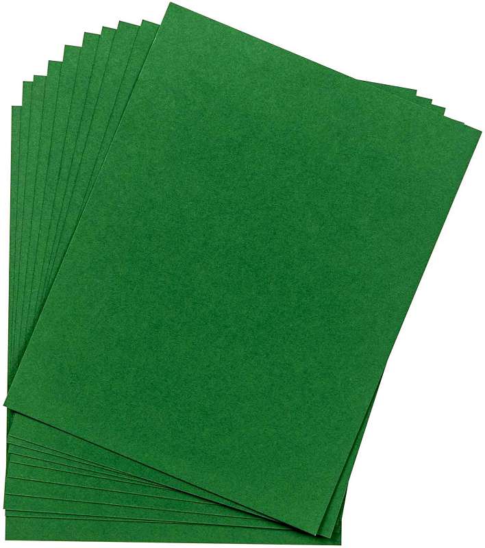 Maker Forte Solid Core Cardstock 8.5"X11" 10/Pkg British Racing Green