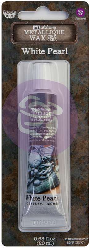 Finnabair Art Alchemy Metallique Wax .68 Fluid Ounce White Pearl