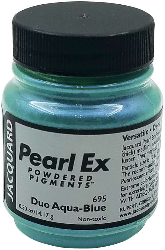 Jacquard Pearl Ex Powdered Pigment .5oz Duo Aqua-Blue