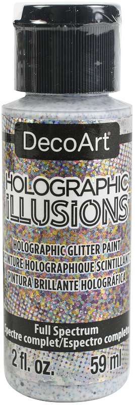 DecoArt Holographic Illusions Paint 2oz Full Spectrum -Multi