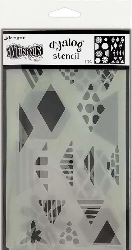 Dyan Reaveley's Dylusions Dyalog Stencil Quilt It