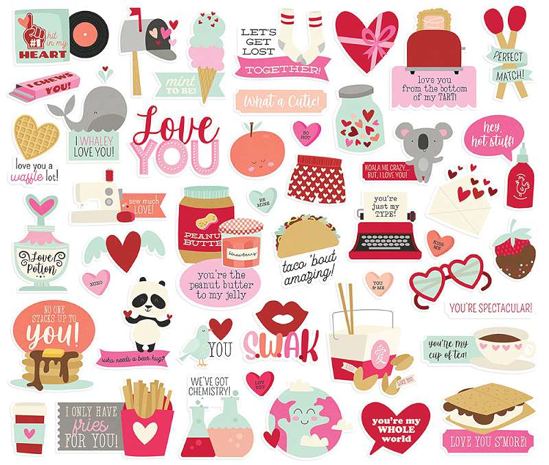 Sweet Talk Bits & Pieces Die-Cuts 45/Pkg  