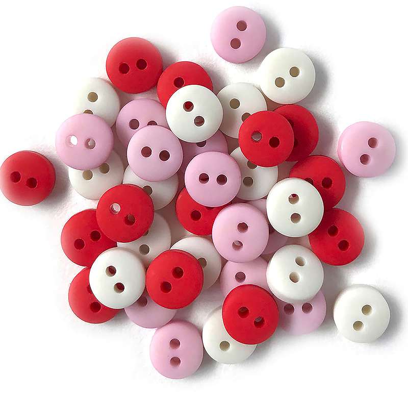 Buttons Galore Tiny Buttons Sweetheart