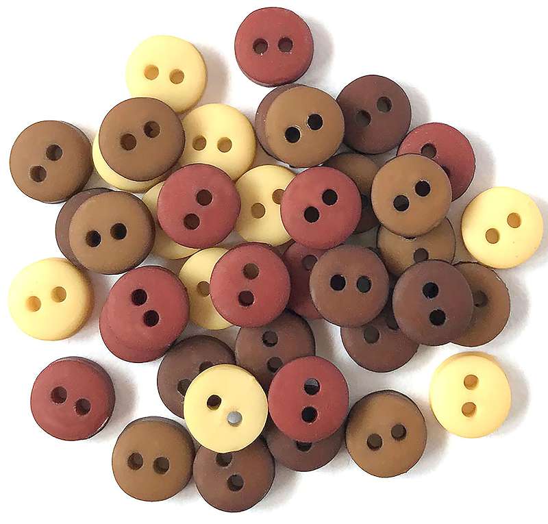 Buttons Galore Tiny Buttons Natural