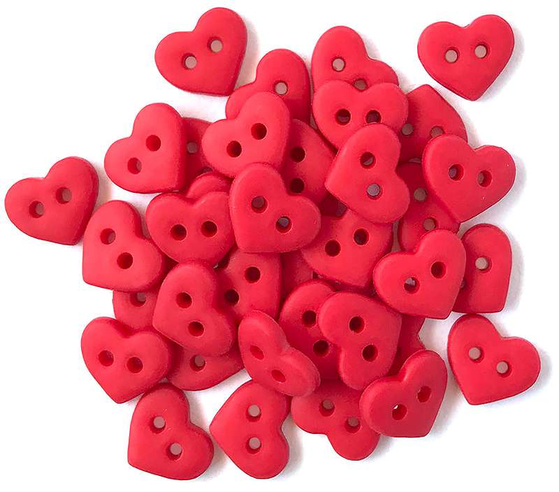 Buttons Galore Tiny Buttons Red Heart