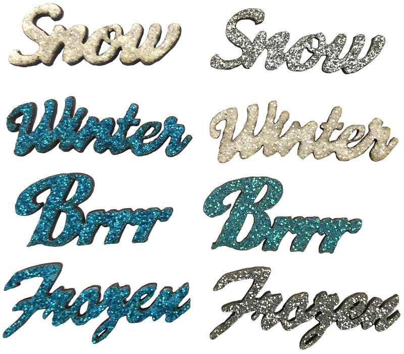Sparkling Sentiments 8/Pkg Winter