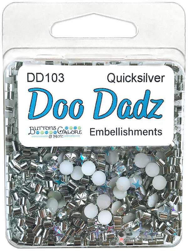 Buttons Galore Doodadz Embellishments Quicksilver