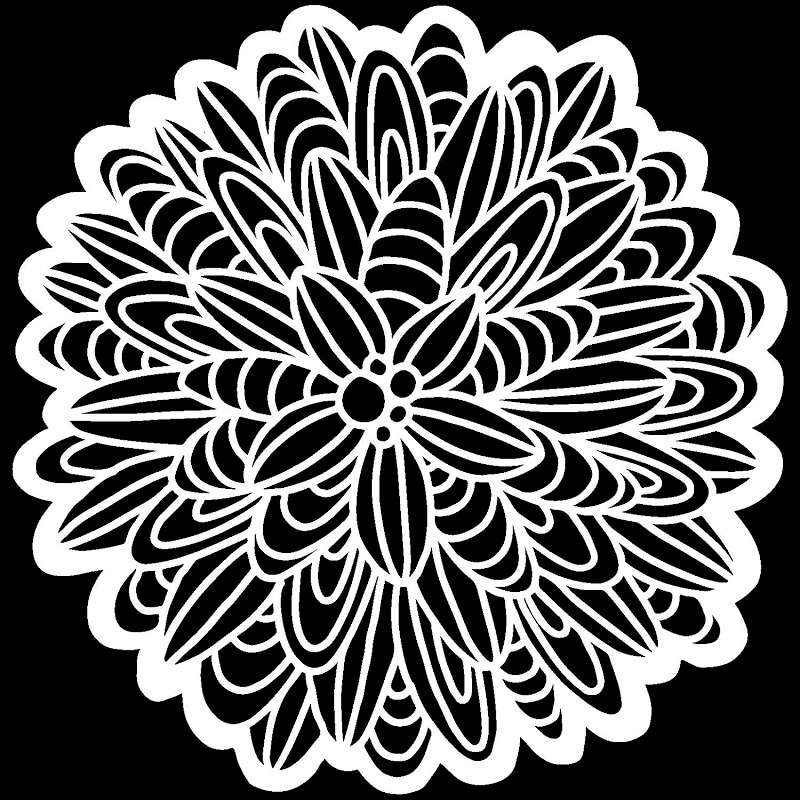 Crafter's Workshop Template 6"X6" Cactus Dahlia