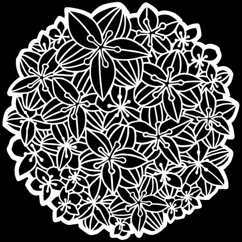 Crafter's Workshop Template 6"X6" Peruvian Lily