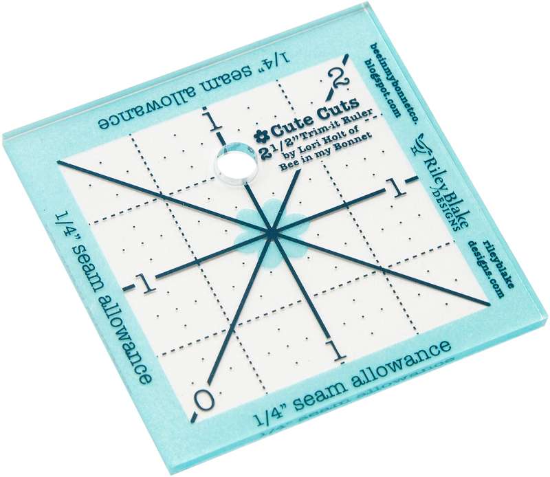 Riley Blake Trim It Square Ruler 2.5" 