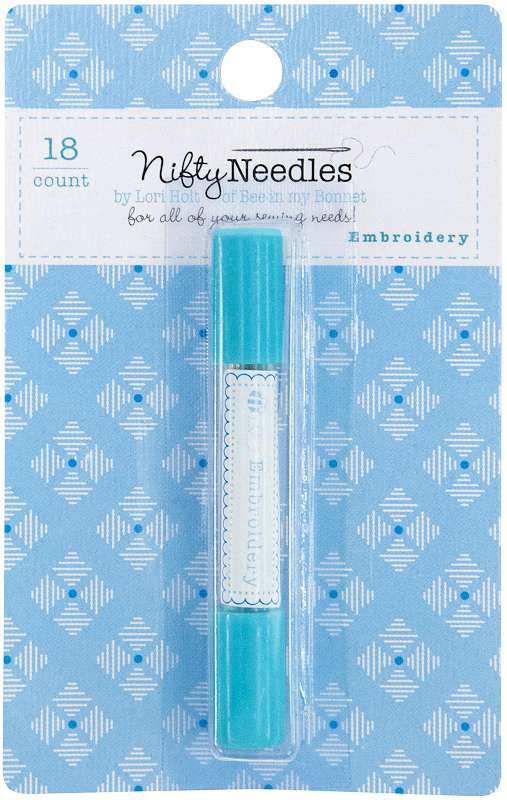 Riley Blake Nifty Needles Tube  Embroidery 18/Pkg