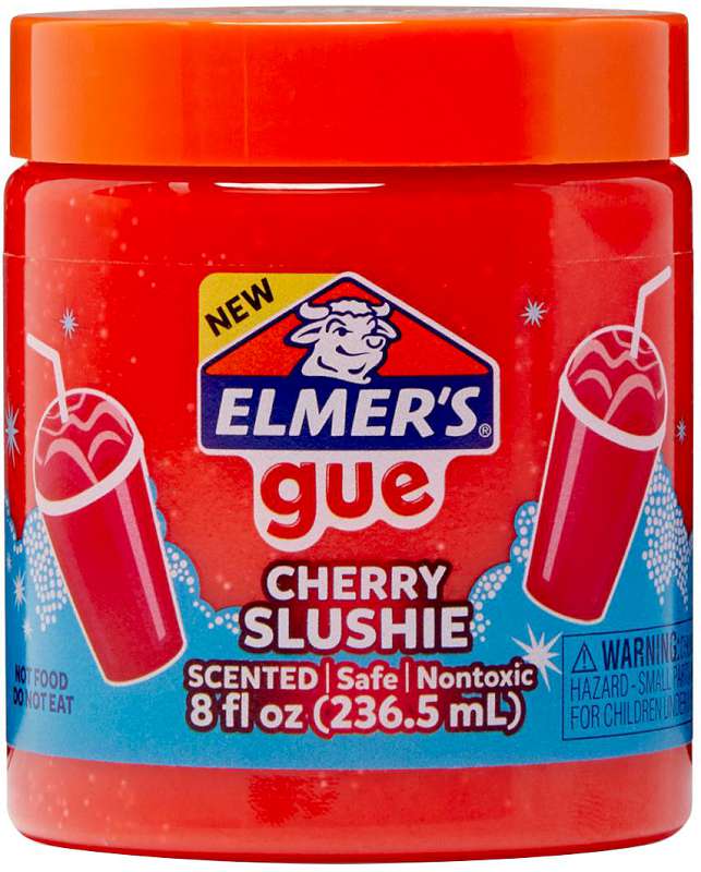 Elmer's Premade Slime Cherry Slushie