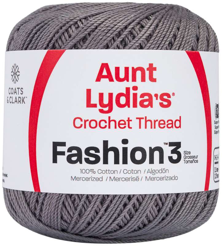 Aunt Lydia's Fashion Crochet Thread Size 3 Stone