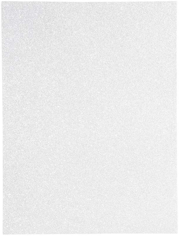 Glitter Foam Sheet 9"X12" 2mm White
