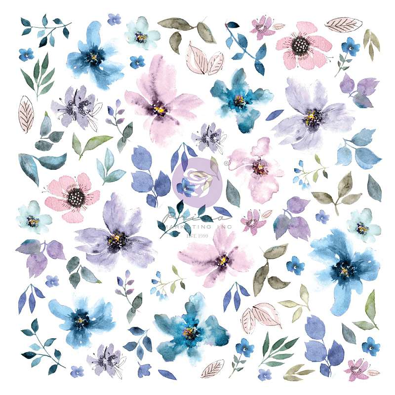Watercolor Floral Cardstock Ephemera 77/Pkg Floral #1