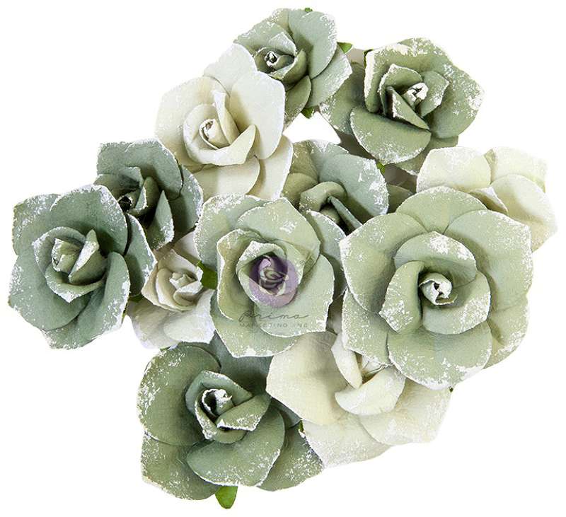Prima Marketing Mulberry Paper Flowers Courage/Diamond