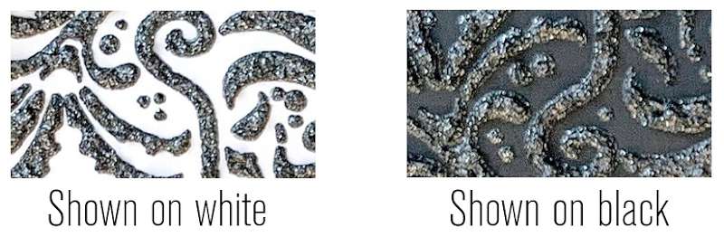 Finnabair Art Extravagance Jewel Texture Paste 100ml Jar Sparkling Onyx