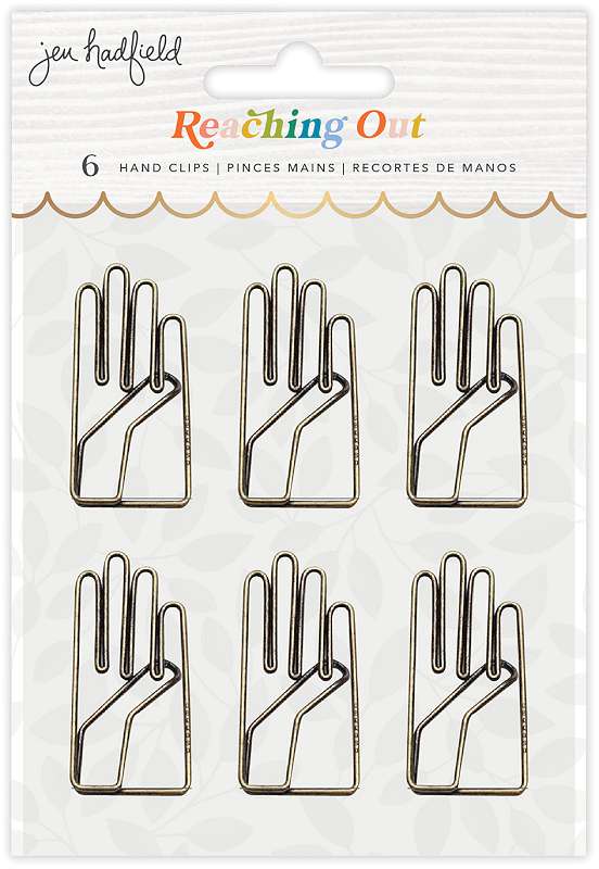 Jen Hadfield Reaching Out Metal Clips Hand