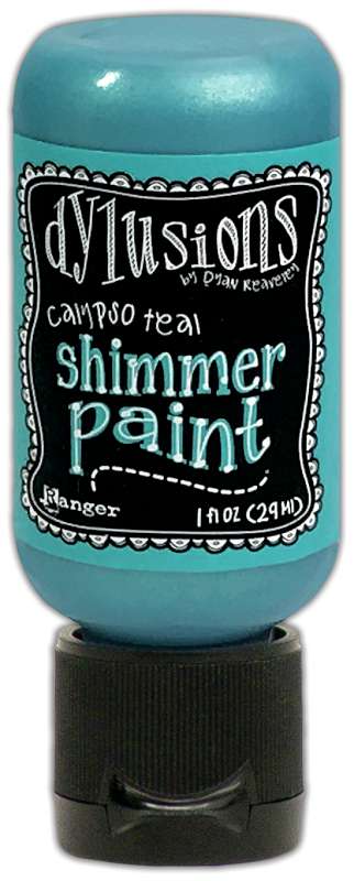 Dylusions Shimmer Paint 1oz Calypso Teal