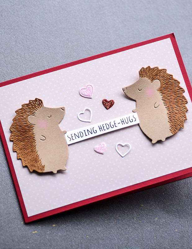 Poppystamps Metal Dies Big Hedgehog Right