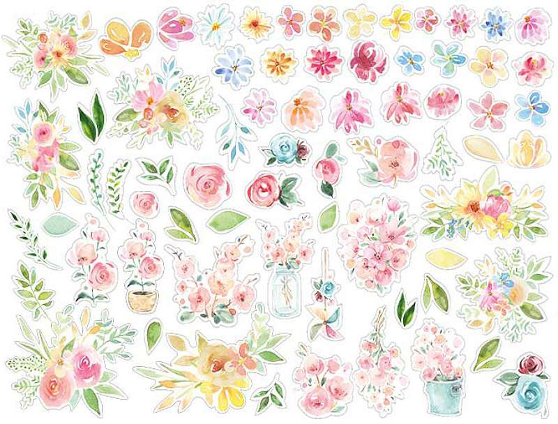 Stamperia Die-Cuts Circle Of Love Flowers