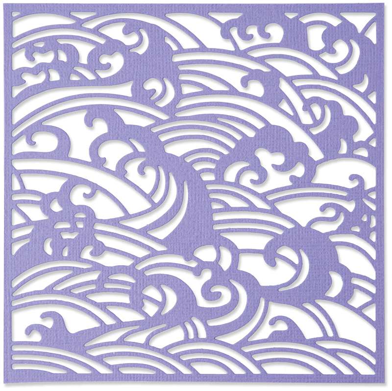 Sizzix Thinlits Die By Olivia Rose Mystical Seascape