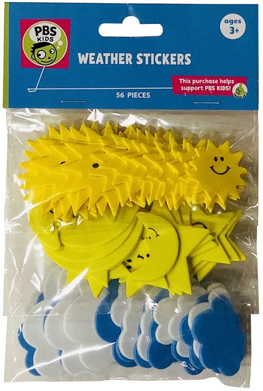 Foam Stickers 56/Pkg Weather