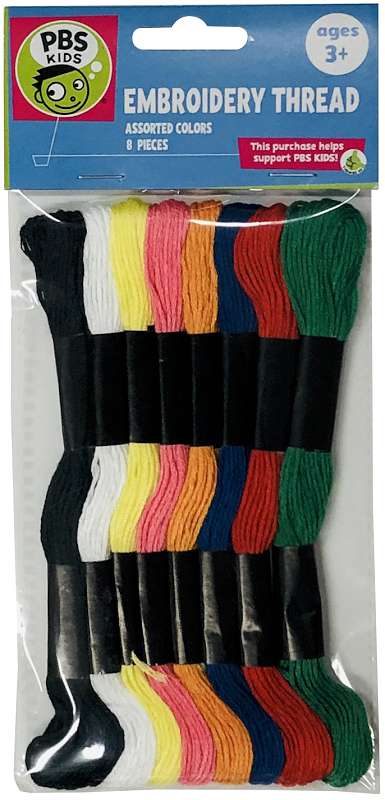 Embroidery Thread 8/Pkg Assorted