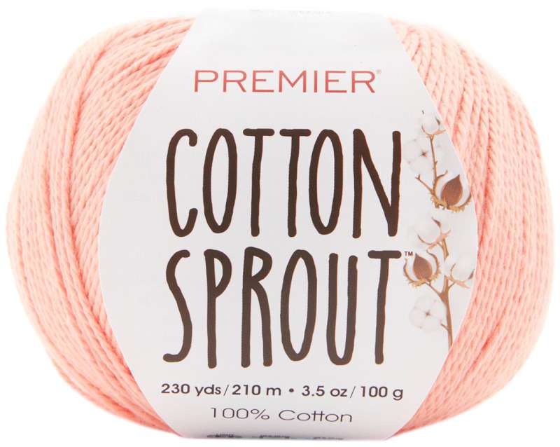 Premier Yarns Cotton Sprout Yarn Peach