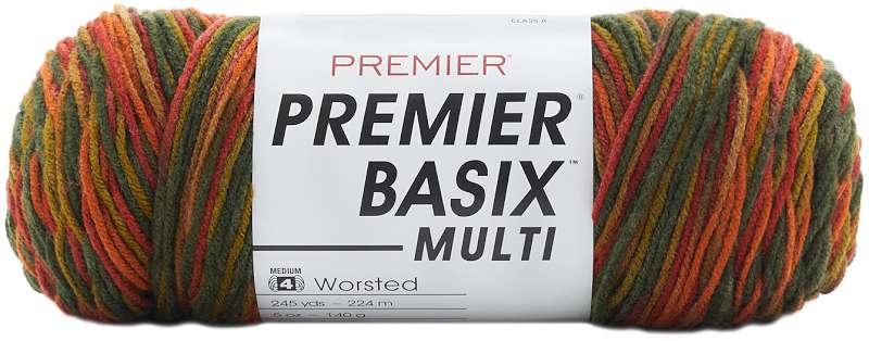Premier Yarns Basix Yarn - Multi Harvest Multi