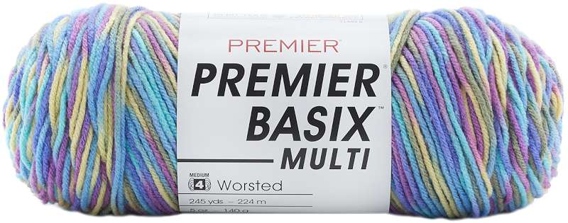 Premier Yarns Basix Yarn - Multi Impressionist Multi