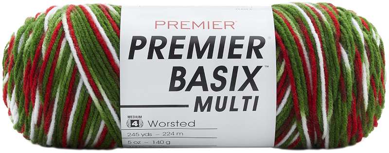 Premier Yarns Basix Yarn - Multi Merry Multi