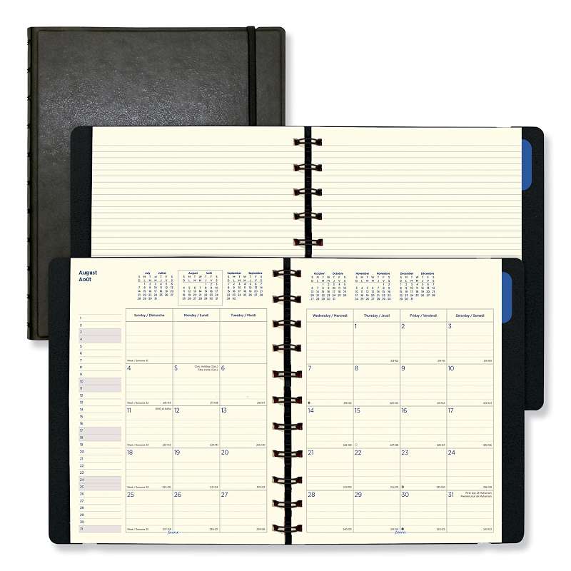 Filofax 17-Month Monthly Planner, 8-1/2" x 10-7/8", Fuchsia, August 2021 to December 2022, C1811003