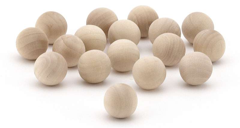 Hygloss Wood Balls 3/4" 18/Pkg 