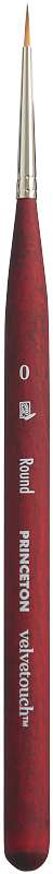 Princeton Velvetouch Mini-Round #0 