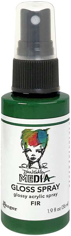 Dina Wakley Media Gloss Sprays 2oz Fir