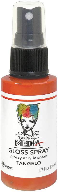 Dina Wakley Media Gloss Sprays 2oz Tangelo