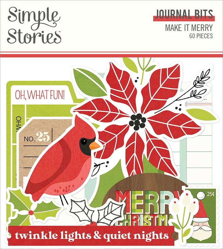 Make It Merry Bits & Pieces Die-Cuts 60/Pkg Journal