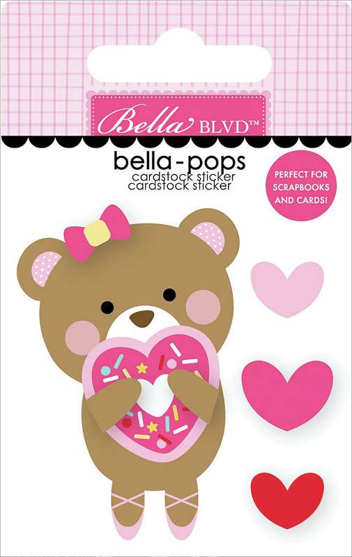 My Candy Girl Bella-Pops 3D Stickers-Donut Grow Up