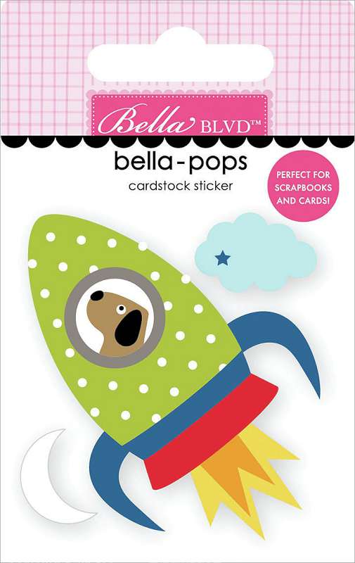 To The Moon Bella-Pops 3D Stickers-Soar High