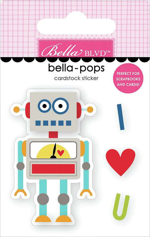 To The Moon Bella-Pops 3D Stickers-Mr. Robot