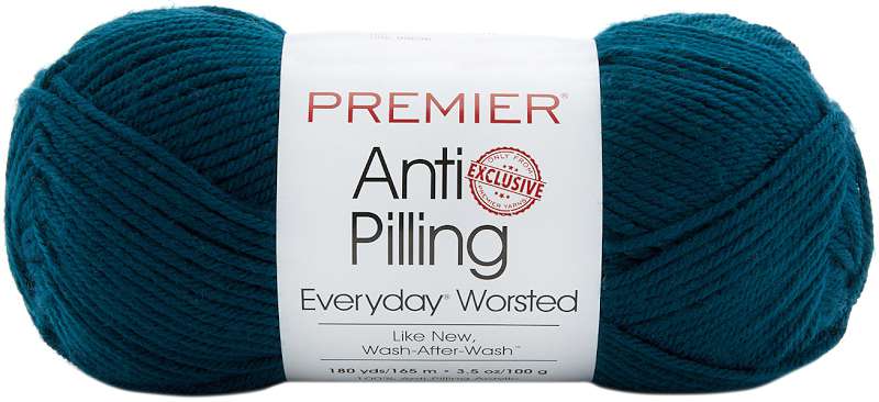 Premier Yarns Anti-Pilling Everyday Worsted Solid Yarn Deep Teal