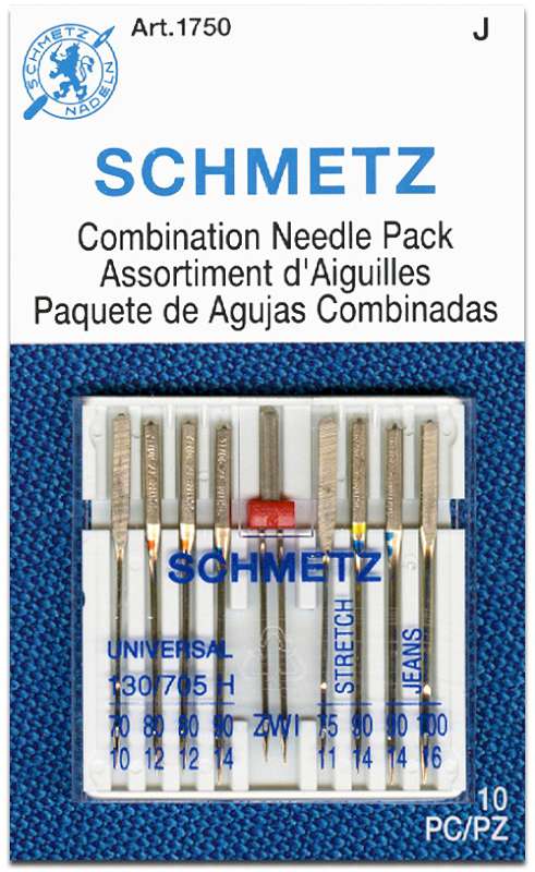 Schmetz Combination Pack Machine Needles-Assorted 9/Pkg